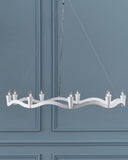 Serpentina White Chandelier