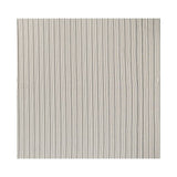 French Home 63”X 63” Black and Cream Striped Tablecloth