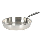 Babish Tri-Ply Stainless Steel 10-Inch Frying Pan With Black Handle – Professional Grade Skillet for Searing, Sautéing & Everyday Cooking