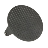 Gibson Home Cast Iron Grill Press, Pre-Seasoned Bacon & Burger Steak Weight for Panini, Griddle & Smash Patties, Heavy Duty, Indoor Outdoor Use