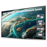 120''-150'' Lenticular Cinematic ALR Screen