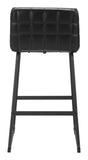 Pago Barstool (Set of 2) Black