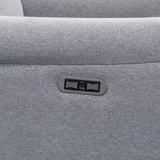 3 in1 Power Recliner with Usb and Type-C Ports, Light Grey