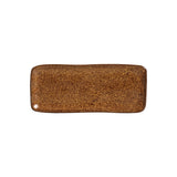 RECTANGULAR PLATTER ORGANIC STONEWARE Ø 8.66x3.74" DIJON