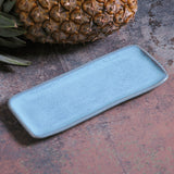 RECTANGULAR PLATTER ORGANIC STONEWARE Ø 8.66x3.74" BREEZE