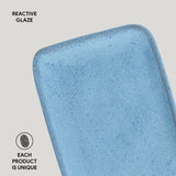 RECTANGULAR PLATTER ORGANIC STONEWARE Ø 8.66x3.74" BREEZE