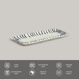 RECTANGULAR PLATTER ORGANIC STONEWARE Ø 8.66x3.74" ELEMENTO