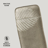RECTANGULAR PLATTER ORGANIC STONEWARE Ø 8.66x3.74" SEIVA