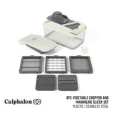 Calphalon Aero 8 in 1 Vegetable Chopper and Dicer, Food Chopper with Container