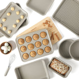 Calphalon Omni Exclusive Technology Fiber Glass Silicone Gel 6 Piece Ultra Air Flow Bakeware Set