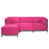 Axis Ottoman Regency Fuchsia Titanium Frame