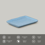 RECTANGULAR PLATTER JUTA STONEWARE Ø 7.08x5.51" BREEZE