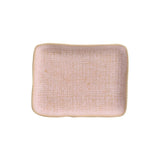 RECTANGULAR PLATTER JUTA STONEWARE Ø 7.08x5.51" LITCHI