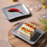 RECTANGULAR PLATTER JUTA STONEWARE Ø 7.08x5.51" DUST