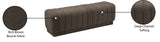 Heathrow Boucle Fabric Upholstered Bench