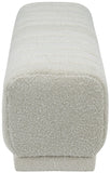 Heathrow Boucle Fabric Upholstered Bench