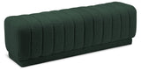Heathrow Boucle Fabric Upholstered Bench