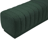 Heathrow Boucle Fabric Upholstered Bench
