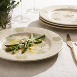 Bloomhouse - 2 Time Oprah's Favorite Things - Made in Portugal Hand Painted 10.8 Inch Dinner Plates Set of 4 - Porto Petals Floral Dish Set
