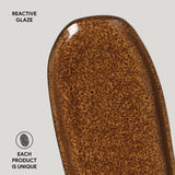 SHALLOW OVAL PLATTER ORGANIC STONEWARE Ø 9.06x4.33" DIJON
