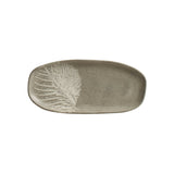 SHALLOW OVAL PLATTER ORGANIC STONEWARE Ø 9.06x4.33" SEIVA