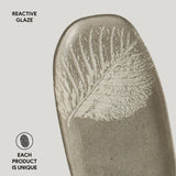 SHALLOW OVAL PLATTER ORGANIC STONEWARE Ø 9.06x4.33" SEIVA