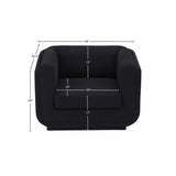 Kimora Chair - Luxurious Linen Textured Comfort with Contemporary Design for Any Modern Space