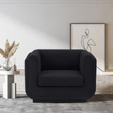 Kimora Chair - Luxurious Linen Textured Comfort with Contemporary Design for Any Modern Space