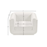 Kimora Chair - Luxurious Linen Textured Comfort with Contemporary Design for Any Modern Space