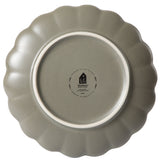 Bloomhouse Dinner Plates Set of 4, 10.75 Inch Stoneware Plates, Reactive Glaze, 2-Time Oprah's Favorite Things, Dishwasher & Microwave Safe, Grey