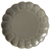 Bloomhouse Dinner Plates Set of 4, 10.75 Inch Stoneware Plates, Reactive Glaze, 2-Time Oprah's Favorite Things, Dishwasher & Microwave Safe, Grey