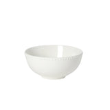 Gibson Home Caviara Plates and Bowls Set, 12-Piece Dinnerware Set, White Round Beaded Rim Porcelain Dish Set, Dinner Plates, Salad Plates & Cereal Bowls