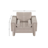 Madeline Chenille Fabric Upholstered Living Room Chair
