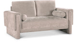 Madeline 65" Chenille Fabric Upholstered Loveseat