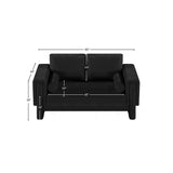 Madeline 65" Chenille Fabric Upholstered Loveseat