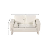 Madeline 65" Chenille Fabric Upholstered Loveseat