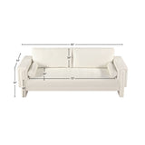 Madeline 89" Chenille Fabric Upholstered Sofa