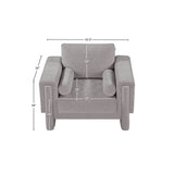 Madeline Chenille Fabric Upholstered Living Room Chair