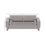 Madeline 89" Chenille Fabric Upholstered Sofa