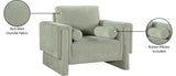 Madeline Chenille Fabric Upholstered Living Room Chair
