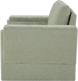 Madeline Chenille Fabric Upholstered Living Room Chair