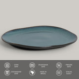 OVAL DINNER PLATE ORGANIC STONEWARE Ø 12.2" OCEANO