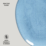 OVAL DINNER PLATE ORGANIC STONEWARE Ø 12.2" BREEZE