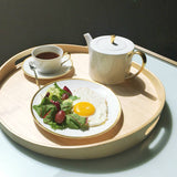 Golden Edge Bone China Cup & Saucer Set of Two