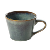 Gibson Elite Coffee Mugs Set of 4, 22 oz Large Blue Stoneware Cups, Reactive Glaze, Chip Resistant, Dishwasher, Oven & Microwave Safe