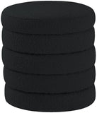Aphia Boucle Fabric Upholstered Stool