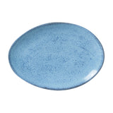 OVAL DESSERT PLATE ORGANIC STONEWARE Ø 8.86" BREEZE