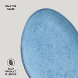 OVAL DESSERT PLATE ORGANIC STONEWARE Ø 8.86" BREEZE