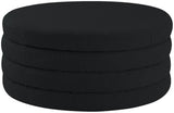 Aphia Boucle Fabric Upholstered Ottoman
