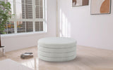 Aphia Boucle Fabric Upholstered Ottoman